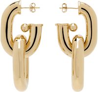 Rabanne Gold XL Double Link Earrings