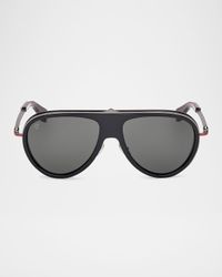 Men's LB0004M Metal Aviator Sunglasses