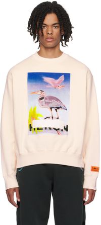 Heron Preston Pink Censored Heron Sweatshirt