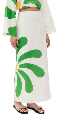 Cala de la Cruz Magda Skirt Riviera Egret L