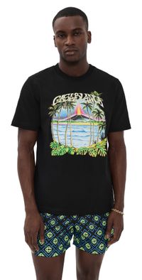 Casablanca Volcano Printed Classic Tee Black L