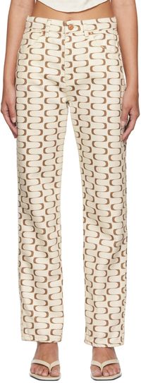 Reformation Off-White Mod Jeans