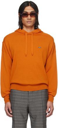 Vivienne Westwood Pull à capuche orange en laine vierge