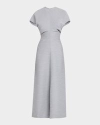 Crinkle Slouch Waist Dress