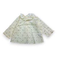 Bonpoint - Seconde Main - Blouse bébé beige - 12 mois - Taille 12M - Beige