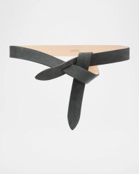Lecce Tie-Up Suede Belt