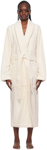 Tekla Off-White Classic Bathrobe