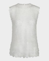 Semi-Sheer Paillette Shell