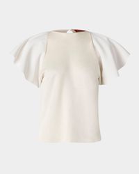 Zuzu Flutter-Sleeve Top