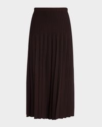 Lena Pleated Midi Skirt