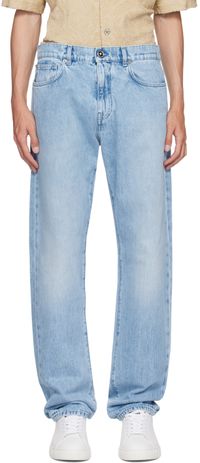 Versace Blue Regular-Fit Jeans