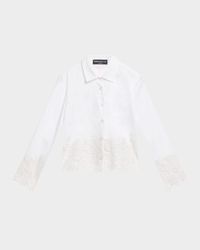 Issa Lace Combo Shirt