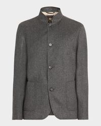 Men's Spagna Cashmere Single-Breasted Jacket