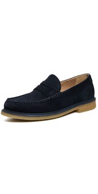 BOSS Kope Suede Loafers Dark Blue 11
