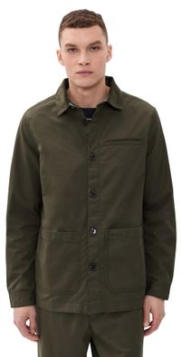 Barbour Cole Shirt Jacket Olive L
