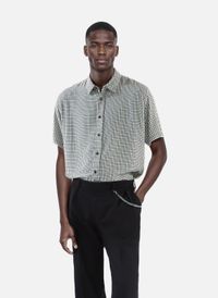 The Kooples - Chemise manches courtes imprimé fleuri - Taille XL - Noir