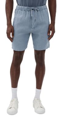 Citizens of Humanity Drawstring Deck Shorts 7.5 Stone Blue XXL