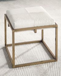 Normandie Hide Ottoman