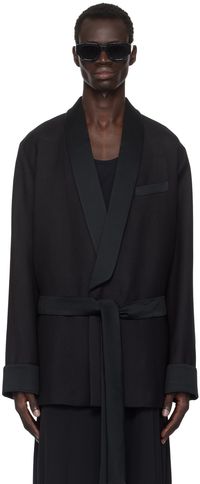 AMIRI Black Smoking Jacket