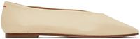 Aeyde Off-White Betty Ballerina Flats