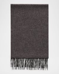 Men's Two-Tone Cashmere-Silk Scarf