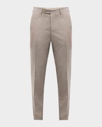 Men's Solid 150s Wool Twill Pants