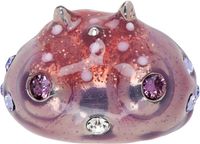 Collina Strada Pink Rhino Baby Ring