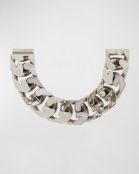 Men's G-Chain Bracelet w/ Stone Insets