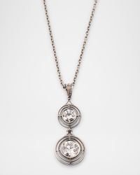 Estate Platinum Diamond Tiered Necklace