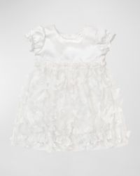 Girl's Butterfly Bliss Embellished Bubble Dress, Size 0M-24M