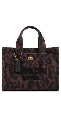 Coach Leopard Cargo Tote 26 B4/Dark Leopard One Size