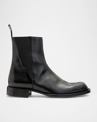 Men's Geo Zip Ankle Boots
