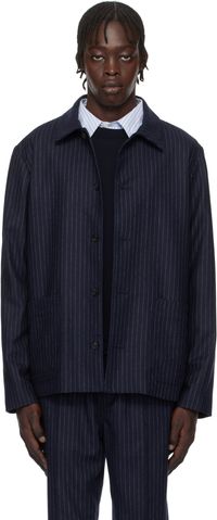 A.P.C. Navy Kerlouan Doublée Jacket