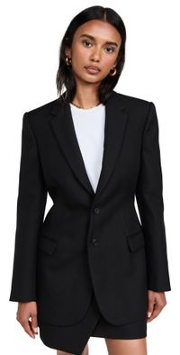 WARDROBE. NYC Contour Blazer Black L