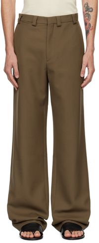 Rier Brown Wool Trousers