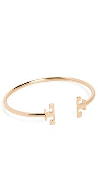 Tory Burch Eleanor Flex Cuff Tory Gold One Size