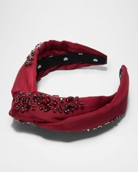 Marlene January Garnet Jeweled Birthstone Headband