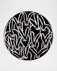 Jubilee Serving Plate with Gold Rim