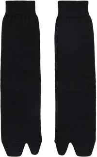 Maison Margiela Black Tabi Socks