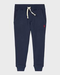 Boy's Fleece Jogger Pants, Size 2-7