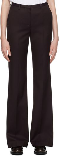 The Frankie Shop Pantalon évasé Lyra mauve