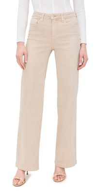 L'AGENCE Clayton High Rise Wide Leg Jeans Biscuit 29