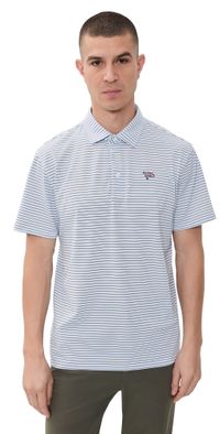 Quiet Golf Sunny Active Polo Pacific Blue S