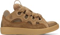 Lanvin SSENSE Exclusive Brown Curb Sneakers