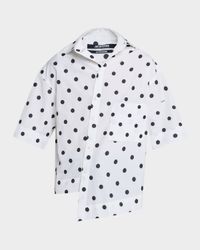 Men's Pablo Dotted Button-Down Shirt