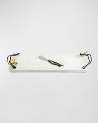 Butterfly Ginkgo Small Cheese Board with Knife