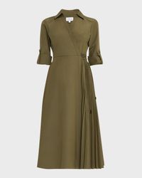 Shivon Midi Wrap Dress