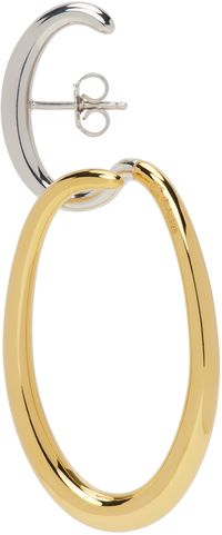 C.Chesnais Gold & Silver Delta Single Earring