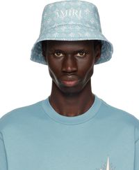 AMIRI Blue 'MA' Quad Bucket Hat