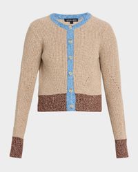 Ibra Wool-Blend Colorblock Cardigan